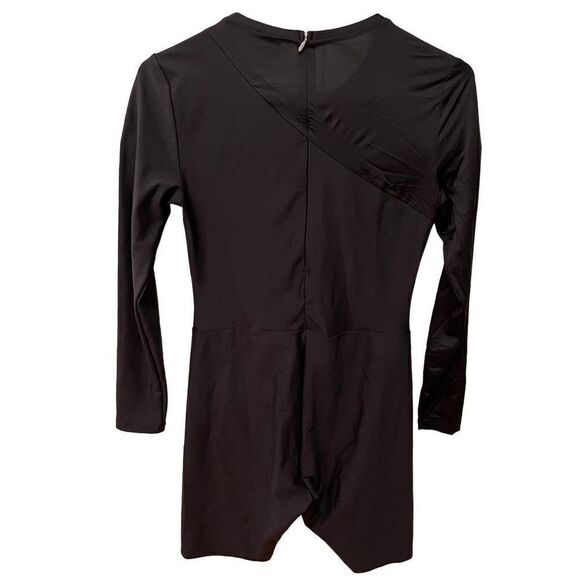 Puma Bodysuit Women’s M One Piece Quick Dry Black Athletic Training Stretch - Picture 2 of 8